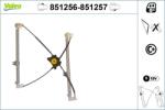 VALEO Mecanism actionare geam VALEO 851256 (851256) - centralcar