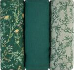 KikkaBoo Муселинови пелени Kikkaboo - Secret Garden, 75 х 75 сm, Green, 3 броя (31103010103)