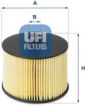 UFI filtru combustibil UFI 26.022. 00 (26.022.00) - centralcar