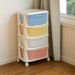 SPRINGOS Ha0214 mobil szekrény kerekeken, 4 fiókkal (HA0214)