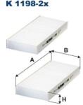 FILTRON Filtru, aer habitaclu FILTRON K 1198-2x (K 1198-2x) - centralcar