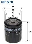 FILTRON Filtru ulei FILTRON OP 570 (OP 570) - centralcar