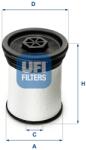 UFI filtru combustibil UFI 26.019. 01 (26.019.01) - centralcar
