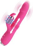 Pretty Love Vibrator Pretty Love Dorothy, 12 Moduri Vibratii, 3 Moduri Thrusting, Silicon, USB, Roz, 19.7 cm Vibrator