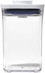 OXO Кухненски съд за съхранение pop good grips 1, 0 л, малък квадрат, пластмаса, oxo (oxo11234000)