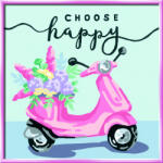 Ravensburger Creart - Pictura Scuter Choose Happy (ARA-RVSPBN20125) Carte de colorat