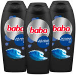 Baba 2in1 tengeri ásvány férfi tusfürdő (3x400 ml) + ajándék színesceruza