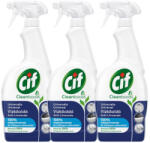 Cif Cleanboost Power&Shine fürdőszobai tisztító spray, vízkőfoltokra, szappanlerakódásra (3x750 ml) + AJÁNDÉK kulcstartó