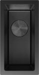 Mexen Trixo chiuvetă din oțel, 1 compartiment, 230 x 440 mm, negru HC - 6411221000-70HC (6411221000-70HC) Chiuveta