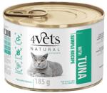4Vets NATURAL 4Vets Cat Natural Simple Recipe with Tuna 12 x 185 g