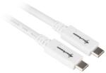 Sharkoon USB 3.1 Cable C-C - white - 0.5m