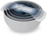 Joseph Joseph Tál készlet NEST 40112, 9 db, tésztaszűrővel és konyhai mérőkanál készlettel, kék, Joseph Joseph (JS40101)