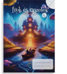 Iskola Írok és rajzolok 4. osztályos 2 az 1-ben vonalas és sima füzet A/5 (P1111-1404-507606) - jatekshop
