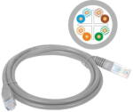 ALANTEC Alantec KKU6SZA0.25 networking cable Grey 0.25m Cat6 U/UTP (UTP) (KKU6SZA0.25) - pcone