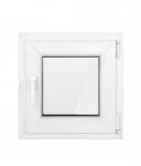 Bastion Fereastra PVC cu geam termopan, profil BASTION - 5 camere izolare, alb, 56x56 cm, dreapta, oscilobatant