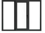 Bastion Fereastra PVC termopan Klass, 1800x1200 mm, gri antracit, deschidere oscilobatanta stanga