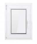 Bastion Fereastra PVC cu geam termopan, profil VEKA 82MD - 7 camere izolare, alb, 560x860 mm, stanga, oscilobatant