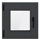 Bastion Fereastra PVC termopan Klass, 560x560 mm, gri antracit, deschidere oscilobatanta stanga