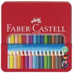 Faber-Castell Színes ceruza FABER-CASTELL Jumbo Grip háromszögletű fém dobozban 16 darabos (110916) - tonerpiac