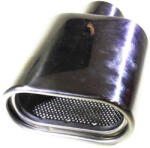 Autolife Kipufogóvég 57 mm, ovális, rácsos KPV-HJUS0061A