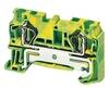 Schneider Rugós egyszintes földelőkapocs 1x1 csatlakozás 6, 2 mm 4 mm2 zöld-sárga NSYTRR42PE Schneider (TRR42PE)