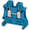 Schneider NSYTRV62BL Csavaros egyszintes átkötőkapocs 1x1 csatlakozás 8, 2 mm 6 mm2 41A-es kék Schneider (TRV62BL)