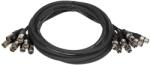 Soundsation CBLMLT8-05 - 5 méteres szerelt adapterkábel, multi-core 8 csatlakozóval