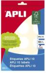 APLI Etikett, 32 mm kör, kézzel írható, APLI, 150 etikett/csomag (01630) - nyomtassingyen