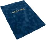 Bluering Oklevéltartó A4, prémium, arany nyomattal, Bluering kék