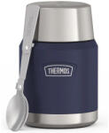 Thermos Icon Termosz ételre összehajtható kanállal és bögrével - sötétkék - 470ml (173084_the)