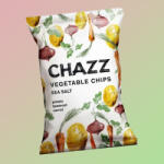 CHAZZ Vegetable Chips tengeri só ízű burgonyachips 75g