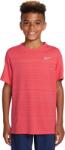 Nike Gyerek funkcionális rövid ujjú pólók Nike B NK DRI-FIT SS MILER TOP piros DD3055-850 - S