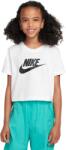 Nike Gyerek szabadidő rövid ujjú pólók Nike G NSW TEE CROP FUTURA HBR FZ5548-100 - S