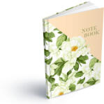 MFP Füzet A/4 Keményfedeles 100 Lapos Vonalas Fehér Rózsa (MFP7501551)