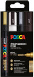 uni UNI Posca PC-5M Akril Marker Készlet 4 Darab/Készlet Ünnepi Színek PFP (2UPC5M4DBUNNEP)