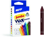 MFP Zsírkréta Készlet Háromszögletű Jumbo 12 Szín/Készlet (MFP6300342)