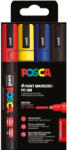 uni UNI Posca PC-5M Akril Marker Készlet 4 Darad/Készlet Alap Színek PFP (2UPC5M4DBALAP)