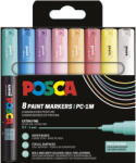 uni UNI Posca PC-1M Akril Marker Készlet 8 Darab/Készlet Lágy Színek (2UPC1M8DBLAGY)