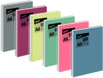 MFP Notesz Spirálos A/6 80 Lapos Vonalas Vegyes Színek (MFP7501611)