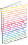 MFP Füzet A/6 Keményfedeles 100 Lapos Sima Szivárvány (MFP7501211)
