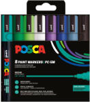 uni UNI Posca PC-5M Akril Marker Készlet 8 Darab/Készlet Hideg Színek PFP (2UPC5M8DBHIDEG)