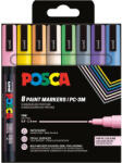 uni UNI Posca PC-3M Akril Marker Készlet 8 Darab/Készlet Pasztell Színek PFP (2UPC3M8DBPASZTELL)