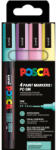 uni Uni Posca PC-3M Készlet 4 Darab/Készlet Lágy Színek PFP (2UPC3M4DBLAGY)