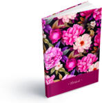 MFP Füzet A/5 Keményfedeles 100 Lapos Vonalas Bazsarózsa (MFP7501578)