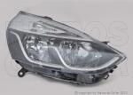 Renault Clio 2016-2019 - Fényszóró H1/H7 jobb króm h. (motorral) DEPO *