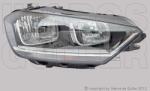 VW Golf VII 2014-2020 Sportsvan - Fényszóró H7/H15 bal, motorral (fekete házas) DEPO