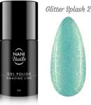 Naní gél lakk Amazing Line 5 ml - Glitter Splash