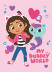 Jerry Fabrics Gabi babaháza Bubbly World polár takaró 100x150cm (JFK130057) - kidsfashion