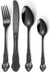 SP-27323 24 darabos evőeszközkészlet - Fekete