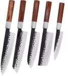  KI-38082 konyhakés készlet - 5db/Barna